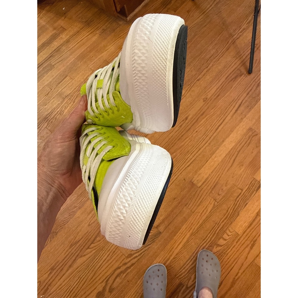 Converse Chuck Taylor All Star Move Platform Low too Neon Lime Green W Sz 7 - Picture 7 of 14